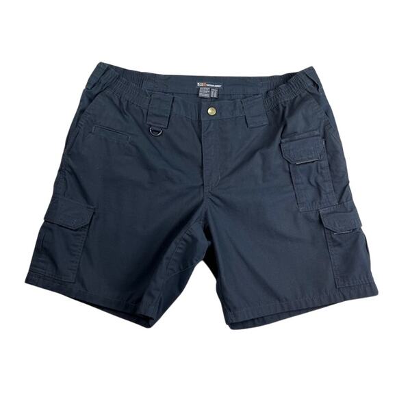 5.11 Tactical Series Shorts Womens 18 Navy Cargo Pockets Ripstop Utility Field - Picture 1 of 13